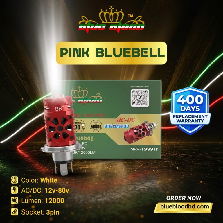 Blue Blood Pink Bluebell LED light – 12000lm, 12V-80V